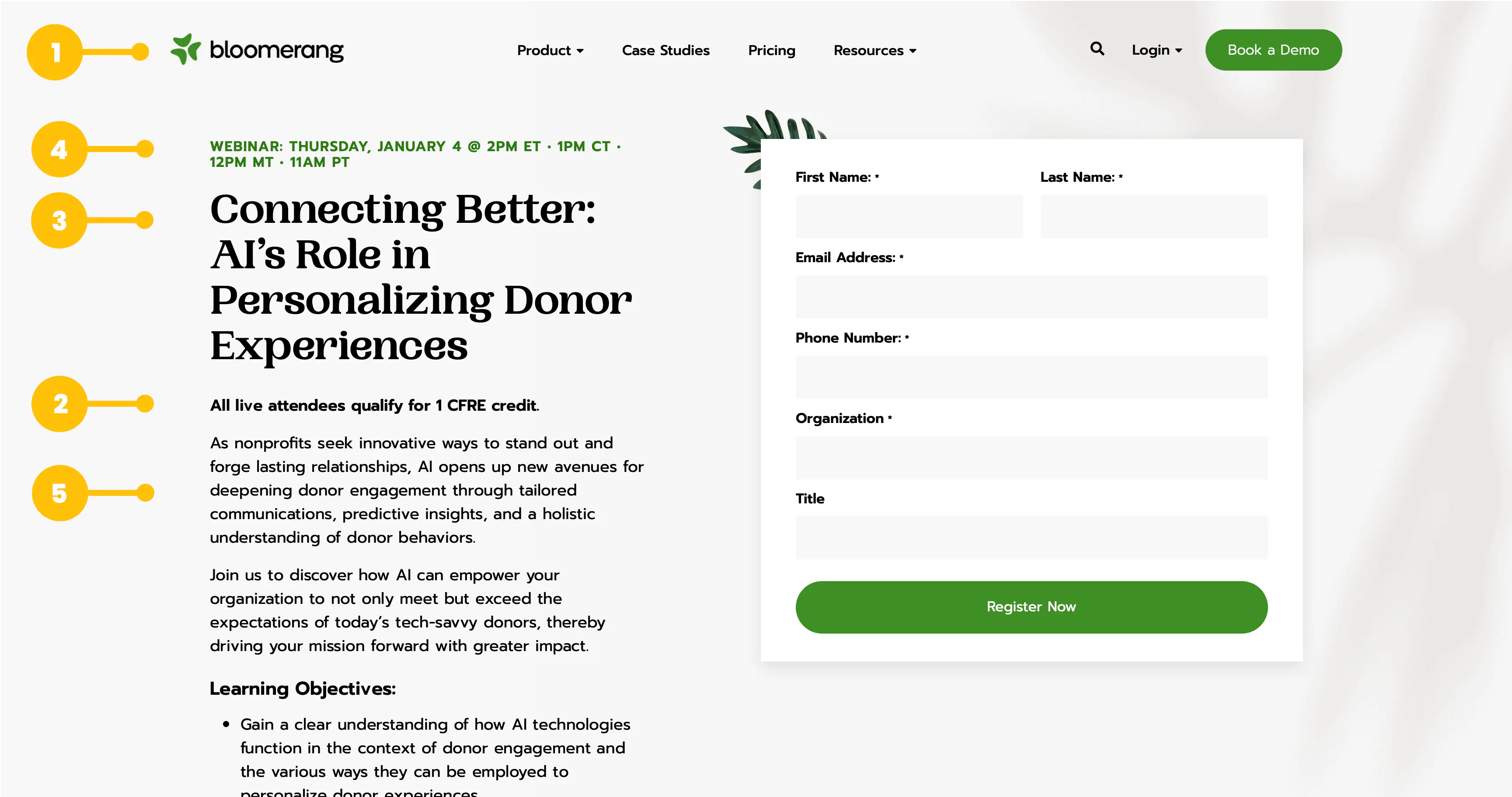 Webinar Landing Page Best Practices Example 1-5